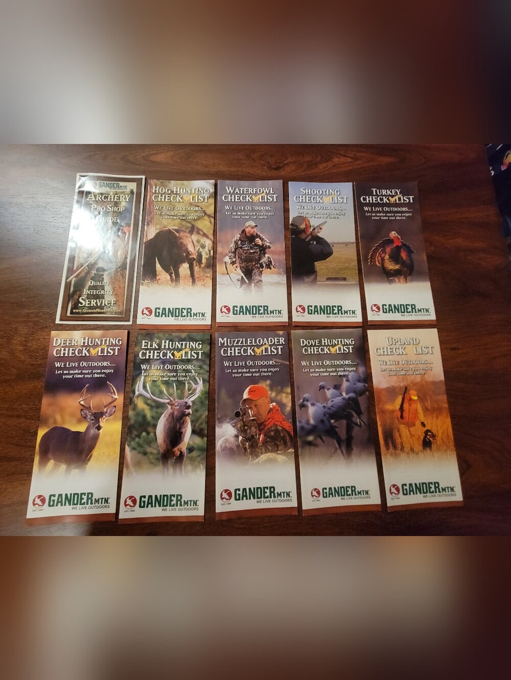 Lot of Gander Mountain Hunting Brochures
